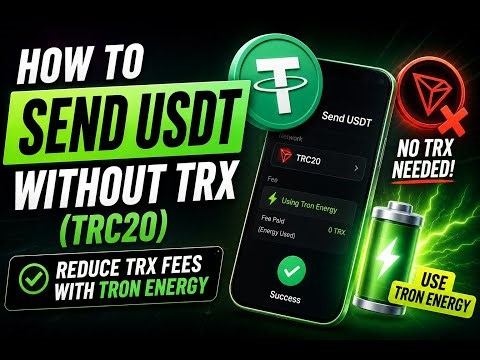 How to Send USDT Without TRX (TRC20) — Reduce TRX Fees with Tron Energy