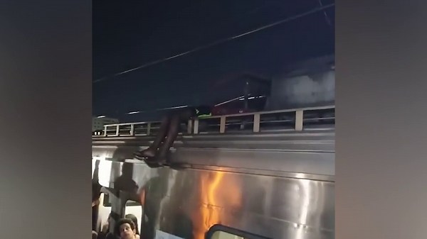13-year-old train surfer survives being electrocuted while train surfing — and again during botched rescue attempt, scary video shows