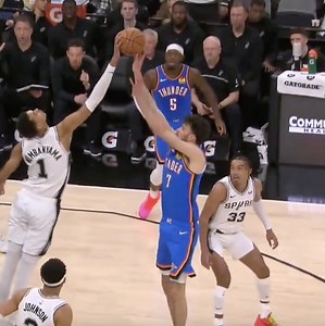 This Wemby block on Chet! 😲 (via NBA) | Basketball Forever