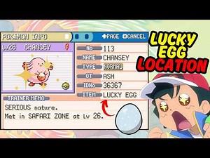 CATCHING Chansey for Lucky Egg in Pokemon FireRed/LeafGreen
