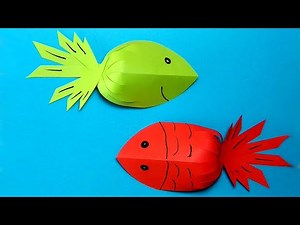 How to make a Paper Fish – Easy DIY Fish Instructions for kids