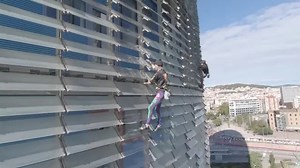 'Spiderman' and son climb first skyscraper together