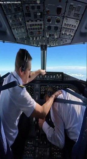 Real Cockpit Emergency: Pilot Saves Flight After Co-Pilot Collapses Mid-Air