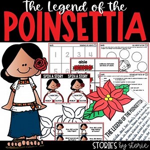 The Legend of the Poinsettia Printable and Digital Activities