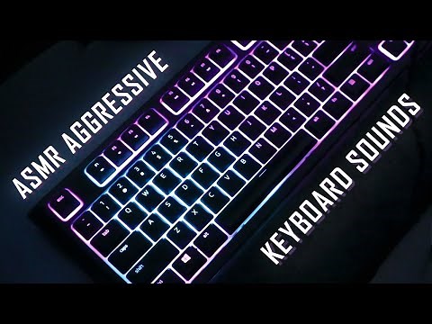 ASMR | Aggressive Gaming Keyboard + Mouse Clicking Sounds - NO TALKING