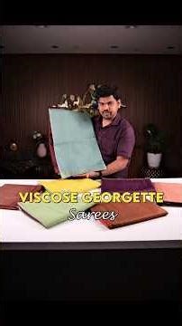 Viscose Georgette Sarees | Soft, Stylish & Elegant Collection | MK Collections | #mkcollections