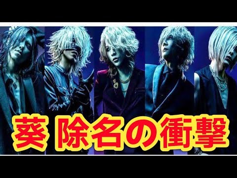 the GazettE ギター葵、バンド除名の衝撃！理由は妨害行為・背信行為