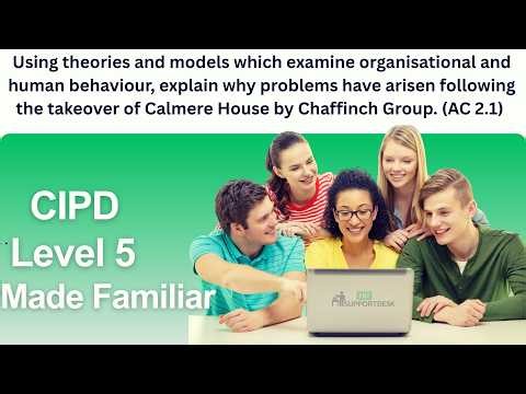 CIPD 5CO01 AC2.1 | Theories & Models of Organisational Behaviour | Why Problems Arose at Chaffinch