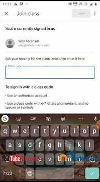 Google Classroom - How to join a classroom using the class code