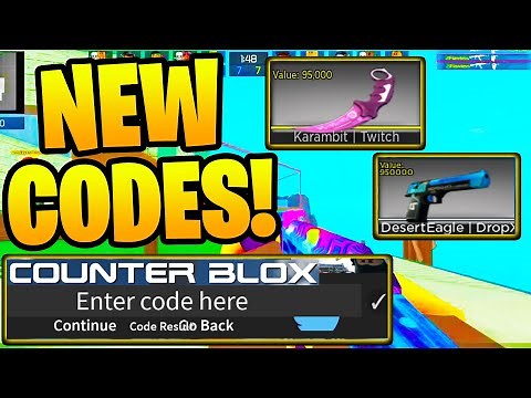 *NEW* ALL WORKING CODES FOR Counter Blox IN JULY 2023! ROBLOX Counter Blox CODES