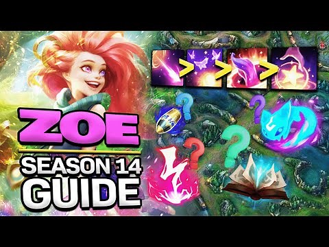 The Only ZOE Guide YOU Need to Climb to Challenger In Season 14 | League of Legends