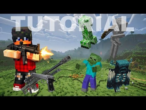 How to make a GUN with Command Blocks | Minecraft Bedrock Tutorial