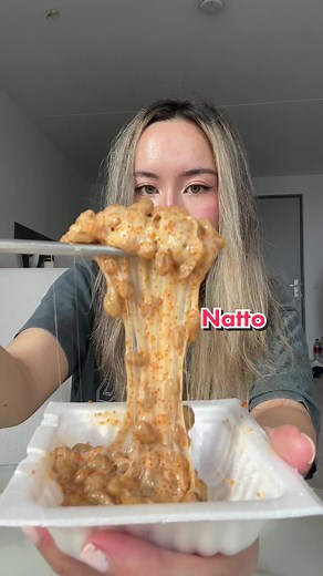 Japanese Natto Mukbang ASMR Breakfast Experience