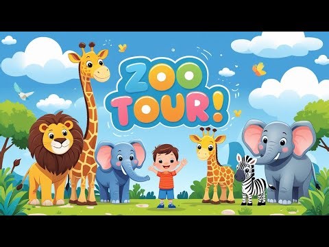 Zoo Animals for Kids | Fun Learning with Lions, Elephants & Penguins