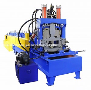 [Hot Item] C Purlin Machine Auto Change Size C Steel Profile Metal Roll Forming Making Machine