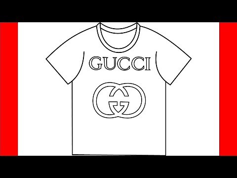 How To Draw Gucci Shirt - Step By Step Drawing