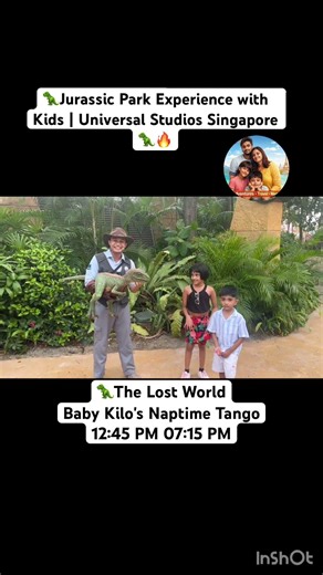 Jurassic Park Experience with Kids | Universal Studios Singapore 🦖 #universalstudios #uss