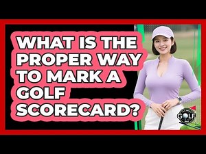 What Is The Proper Way To Mark A Golf Scorecard?