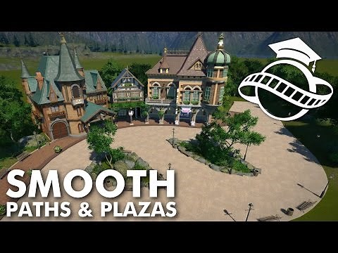 Planet Coaster College - Smooth Paths & Plazas Tutorial