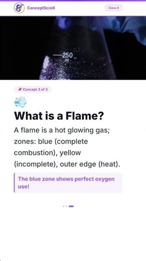 Combustion and Flame, Class 8 Science | Chapter 6 | Class 8 Chemistry | NCERT | ConceptScroll 📚 #Sho
