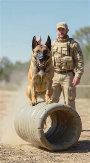 Military K9 Obstacle Assault Drill 🐕‍🦺🔥