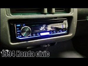 1994 Honda civic radio removal