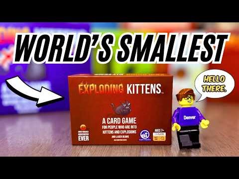THIS is the world's SMALLEST Exploding Kittens Game