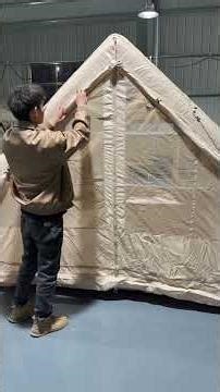 12-square-meter inflatable tent setup tutorial