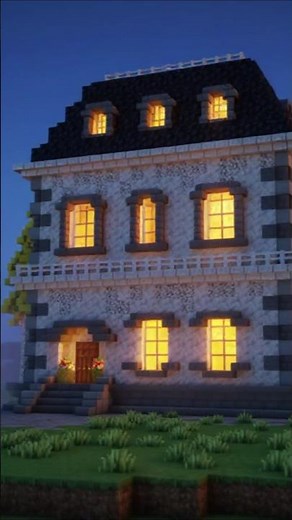 Minecraft Autumn Victorian House Build #minecraft #minecraftarchitecture #minecraftbuilding