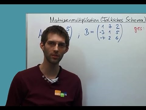 Matrix, Matrizenmultiplikation, Falksches Schema - Lineare Algebra
