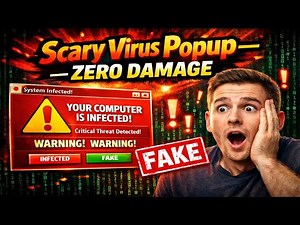 How to Create a Fake Virus on Windows (100% Harmless & Educational)