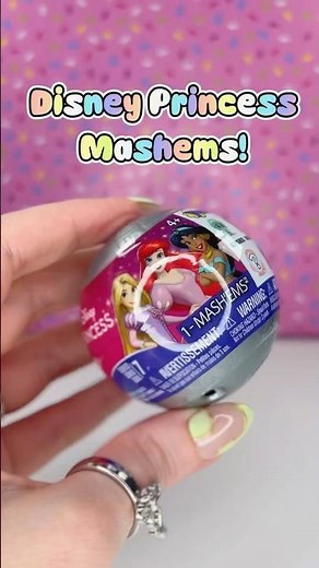 ASMR Toy Opening: Disney Princess Mashems – So Satisfying! 😍 #toys #disney #blindbag #squishy