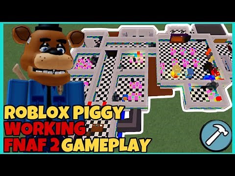 I built a working FNAF 2 Map in Roblox Piggy (Build + Gameplay)