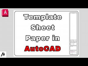 AutoCAD Title Block & Page Setup Tutorial | How to Fill Template Sheet Paper in AutoCAD