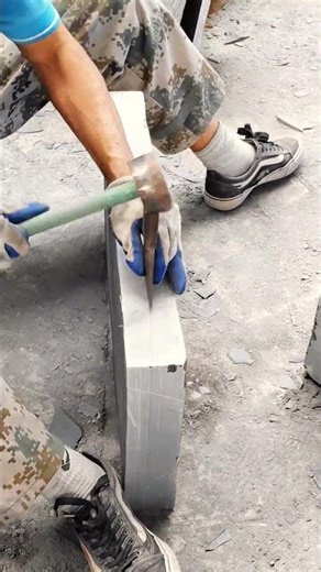Traditional Craftsmanship: Splitting Natural Slate Stone