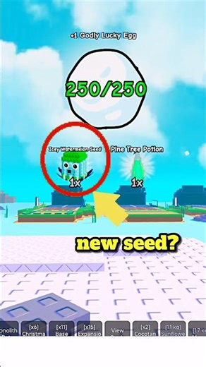 New Icy Watermelon Event Seed #plantvsbrainrot #roblox #shorts #usa