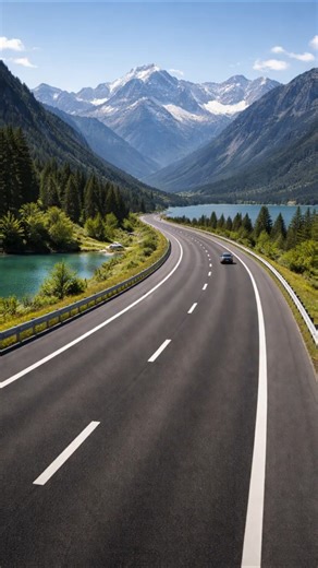 Aspal Jalan Terbaik Di Dunia #shorts #facts #faktaunik