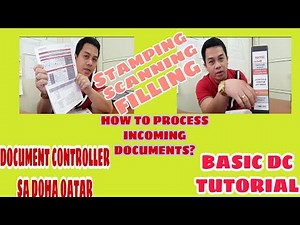 DOCUMENT CONTROLLER - BASIC PROCESS OF INCOMING DOCUMENTS (STEP BY STEP) PINOY TAYO TV