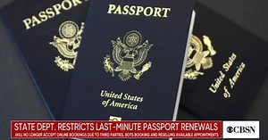 State Department restricts last-minute passport renewals