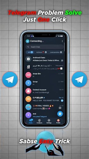 Telegram Chal Nahi Raha? Ye Try Karo ! ⚡