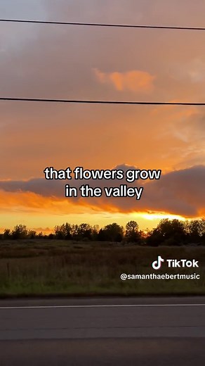 Flowers grow in the valley🤍 #god #faith #jesus #christiansong | flowers samantha ebert