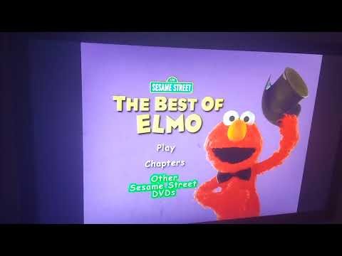 sesame Street the best of Elmo 1994 dvd menu