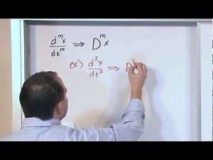 Lesson 4 - The Linear Differential Operator (Differential Equations)