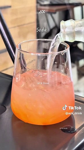 Ack Drink Rum Soda Cocktail