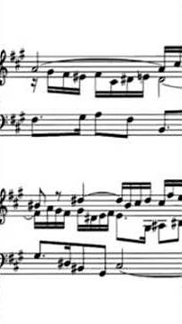 Bach's fugue 19.