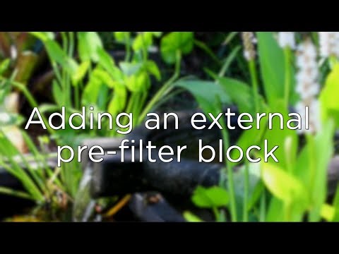 How to install the AQUAPRO Pre-Filter Sponge