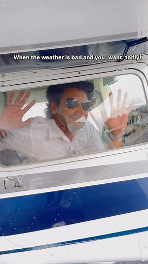 Sasank Paathapaati | Commercial Pilot | Language Tutor on Instagram: "I feel like flying only when the weather's bad..! 😌"
