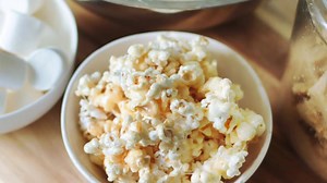 6.3K views · 71 reactions | Sticky, sweet, buttery, marshmallow caramel corn made in the microwave. Can be made with air popped popcorn or microwave popcorn. RECIPE: https://gluesticksblog.com/marshmallow-caramel-corn/ | Gluesticks | Facebook