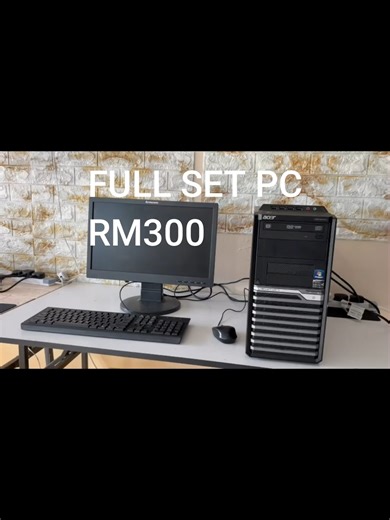 PC BAJET INTEL CORE DUO 8GB RAM 128GB SSD Windows 10 Pasang terus guna MONITOR 19 INCH FULL SET TERMASUK KEYBOARD MOUSE - RM 300 Sesuai untuk kerja² office, sesuai untuk kegunaan rumah dan sekolah. Jemput datang kedai, boleh test sebelum membeli. WARRANTY 1 BULAN AA Computer PC fullset murah Jual desktop Jual monitor Laptop Format Windows 10/11 DM NOW!!!! Location: Gong Badak (taman perumahan sebelah UniSZA) https://maps.app.goo.gl/yXBGpt1rft1dnBjf8