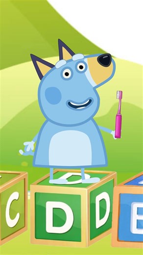 ABCD in the Morning Brush Your Teeth 🦷😬 #kidssong #kids #learning